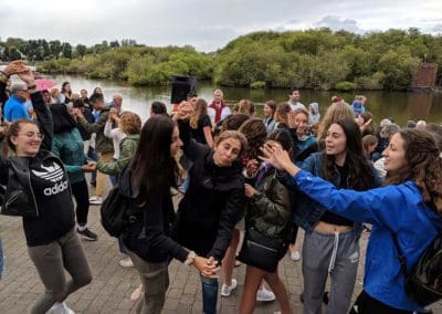 Outdoor dancing