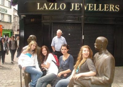 Making new friends in Galway