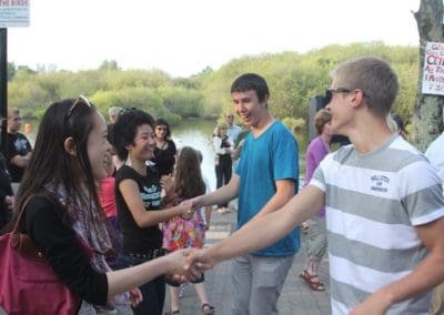 Outdoor dancing in Cork